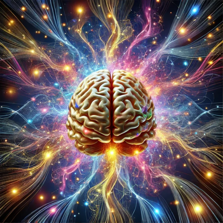 DALL·E 2025-01-09 18.03.21 - A visually captivating and artistic representation of the human brain showcasing its complexity and beauty. The brain is surrounded by glowing neural
